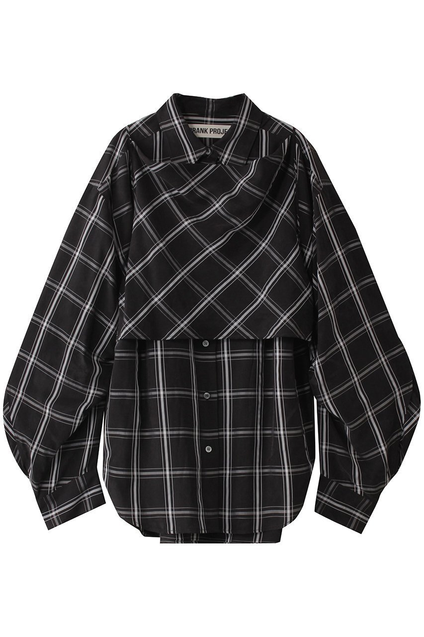 【プランク プロジェクト/PRANK PROJECT】のサテンシャツ&キャミ / Satin Shirt & Cami インテリア・キッズ・メンズ・レディースファッション・服の通販 founy(ファニー) 　ファッション　Fashion　レディースファッション　WOMEN　トップス・カットソー　Tops/Tshirt　キャミソール / ノースリーブ　No Sleeves　シャツ/ブラウス　Shirts/Blouses　ロング / Tシャツ　T-Shirts　カットソー　Cut and Sewn　キャミ　Cami　キャミソール　Camisole　キュプラ　Cupra　サテン　Satin　セットアップ　Set Up　タンク　Tank　チェック　Check　ドレープ　Drape　バイアス　Bias　フロント　Front　再入荷　Restock/Back In Stock/Re Arrival　夏　Summer　無地　Plain Color　MLT(マルチカラー)|ID: prp329100004551053 ipo3291000000032166413