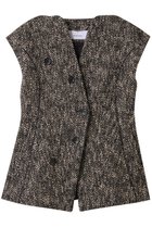 【アキラナカ/AKIRANAKA】のSesilia ツイード ジャケット 人気、トレンドファッション・服の通販 founy(ファニー) ファッション Fashion レディースファッション Fashion for Women アウター Coat / Outerwear Collection レディースジャケット・軽アウター Jackets 2025年 2025 2025-2026秋冬・A/W Autumn/Winter 2025–26 AW25–26 おすすめ Recommended / Our Picks ジャケット Jacket, Outerwear ツイード Twill, Twill Weave フレア Flare, Flared ベスト Vest, Waistcoat エレガント 上品 Elegant A/W・秋冬 Autumn/Winter thumbnail ブラック×ホワイト|ID: prp329100004553121 ipo3291000000032807263