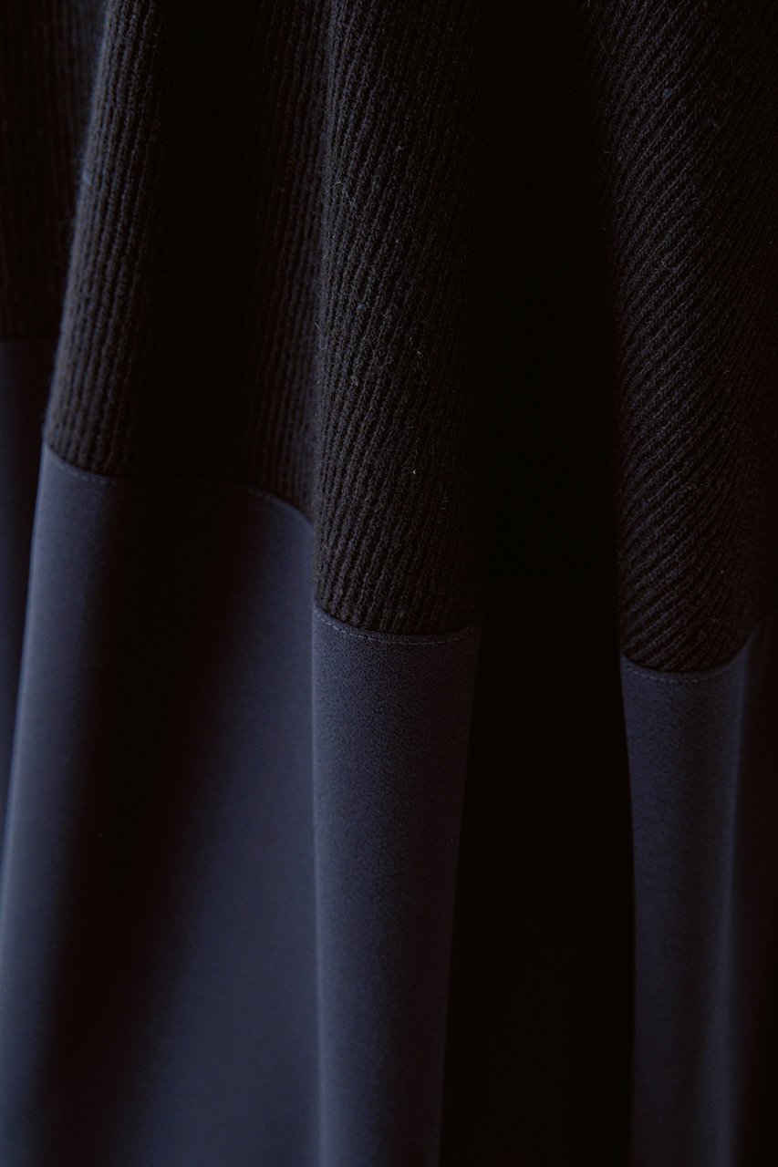 【アキラナカ/AKIRANAKA】のJodie コンビ テックス ジャージードレス 人気、トレンドファッション・服の通販 founy(ファニー) 　ファッション　Fashion　レディースファッション　Fashion for Women　ワンピース　Dresses　フォーマル・パーティードレス・結婚式用ドレス　Elegant & Casual Dresses　チュニック　Tunic Tops & Dresses　コンビ　Combo, Combination Style　チュニック　Tunic, Long Top　ドレス　Dress, One-Piece　フィット　Fit, Slim Fit　フレア　Flare, Flared　ベーシック　Basic, Essential　ロング　Long, Long-Length　エレガント 上品　Elegant　other-6|ID: prp329100004553122 ipo3291000000036180755