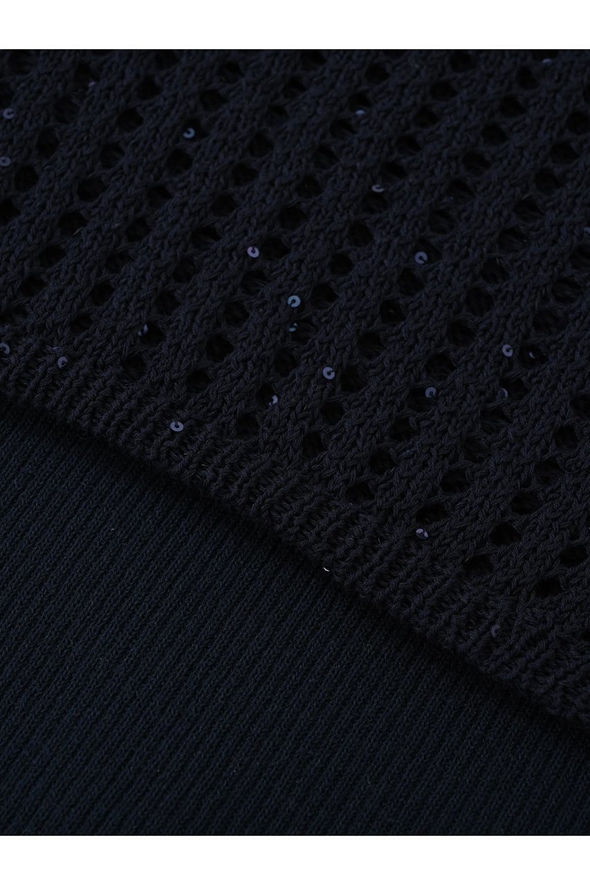 【エストラータ/STRATA】のスパンコールコットンニットセット 人気、トレンドファッション・服の通販 founy(ファニー) 　ファッション　Fashion　レディースファッション　WOMEN　トップス・カットソー　Tops/Tshirt　ニット　Knit Tops　プルオーバー　Pullover　インナー　Inner　キャミ　Cami　クロシェ　Crochet　コンパクト　Compact　スパンコール　Sequins　トレンド　Trend　フィット　Fit　ボトム　Bottom　NEW・新作・新着・新入荷　New Arrivals　other-2|ID: prp329100004553126 ipo3291000000032181947