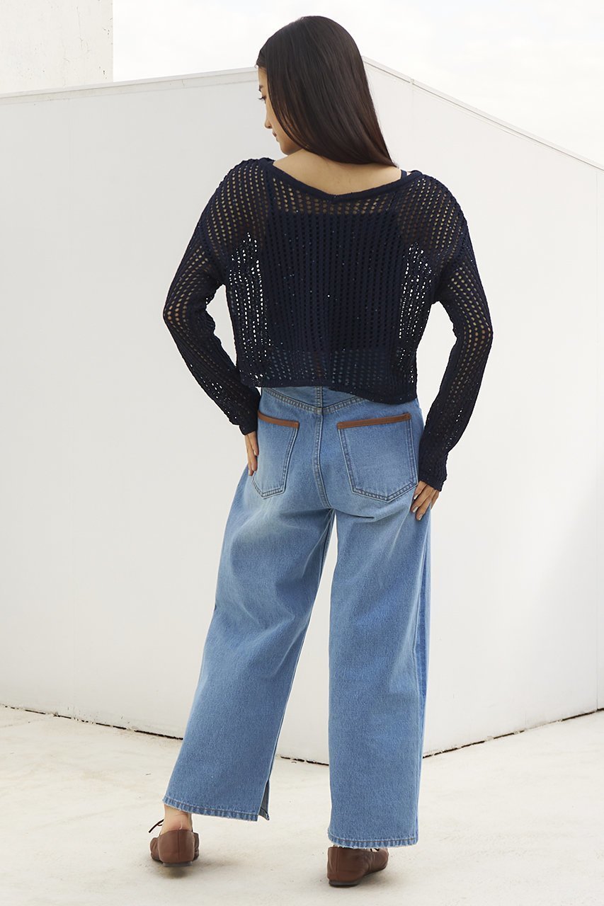 【エストラータ/STRATA】のスパンコールコットンニットセット 人気、トレンドファッション・服の通販 founy(ファニー) 　ファッション　Fashion　レディースファッション　WOMEN　トップス・カットソー　Tops/Tshirt　ニット　Knit Tops　プルオーバー　Pullover　インナー　Inner　キャミ　Cami　クロシェ　Crochet　コンパクト　Compact　スパンコール　Sequins　トレンド　Trend　フィット　Fit　ボトム　Bottom　NEW・新作・新着・新入荷　New Arrivals　other-4|ID: prp329100004553126 ipo3291000000032181949
