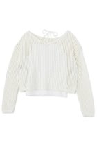 【エストラータ/STRATA】のスパンコールコットンニットセット 人気、トレンドファッション・服の通販 founy(ファニー) ファッション Fashion レディースファッション Fashion for Women トップス・カットソー Cut & Sew Tops ニット Knit Tops & Sweaters カジュアルプルオーバー・ニットトップス Pullovers & Knit Tops / Casual Pullovers インナー Innerwear キャミ Camisole, Cami Top クロシェ Crochet, Knitted Lace コンパクト Compact, Small Size スパンコール Sequins, Sequin Embellishment トレンド Trend, Trending Now フィット Fit, Slim Fit ボトム Bottoms, Lower Wear thumbnail オフホワイト|ID: prp329100004553126 ipo3291000000032807346