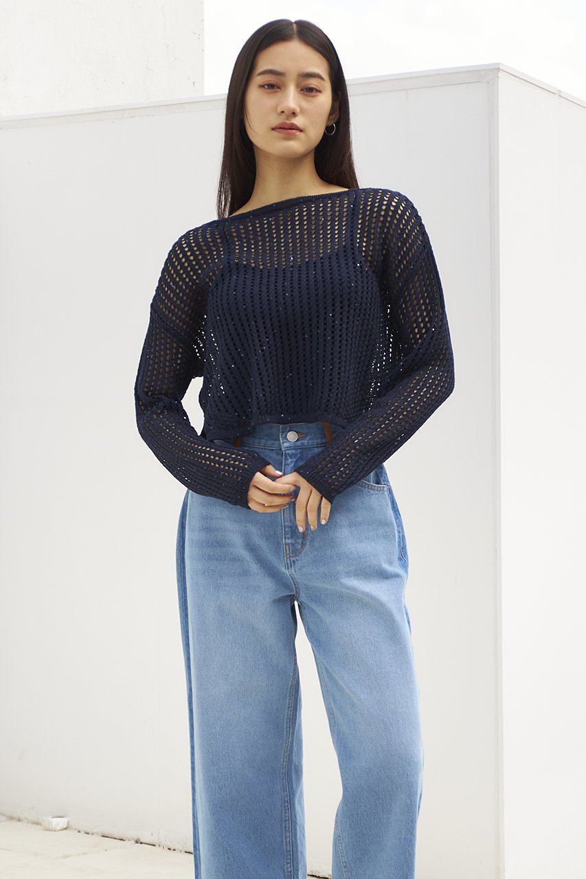 【エストラータ/STRATA】のスパンコールコットンニットセット 人気、トレンドファッション・服の通販 founy(ファニー) 　ファッション　Fashion　レディースファッション　Fashion for Women　トップス・カットソー　Cut & Sew Tops　ニット　Knit Tops & Sweaters　カジュアルプルオーバー・ニットトップス　Pullovers & Knit Tops / Casual Pullovers　インナー　Innerwear　キャミ　Camisole, Cami Top　クロシェ　Crochet, Knitted Lace　コンパクト　Compact, Small Size　スパンコール　Sequins, Sequin Embellishment　トレンド　Trend, Trending Now　フィット　Fit, Slim Fit　ボトム　Bottoms, Lower Wear　other-8|ID: prp329100004553126 ipo3291000000032807355