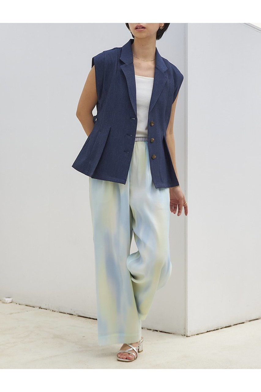【エストラータ/STRATA】のグラデーションマーブルイージーパンツ 人気、トレンドファッション・服の通販 founy(ファニー) 　ファッション　Fashion　レディースファッション　WOMEN　パンツ　Pants　グラデーション　Gradation　サンダル　Sandals　シアー　Sheer　プリント　Print　ベーシック　Basic　ポケット　Pocket　NEW・新作・新着・新入荷　New Arrivals　other-7|ID: prp329100004553127 ipo3291000000032181962