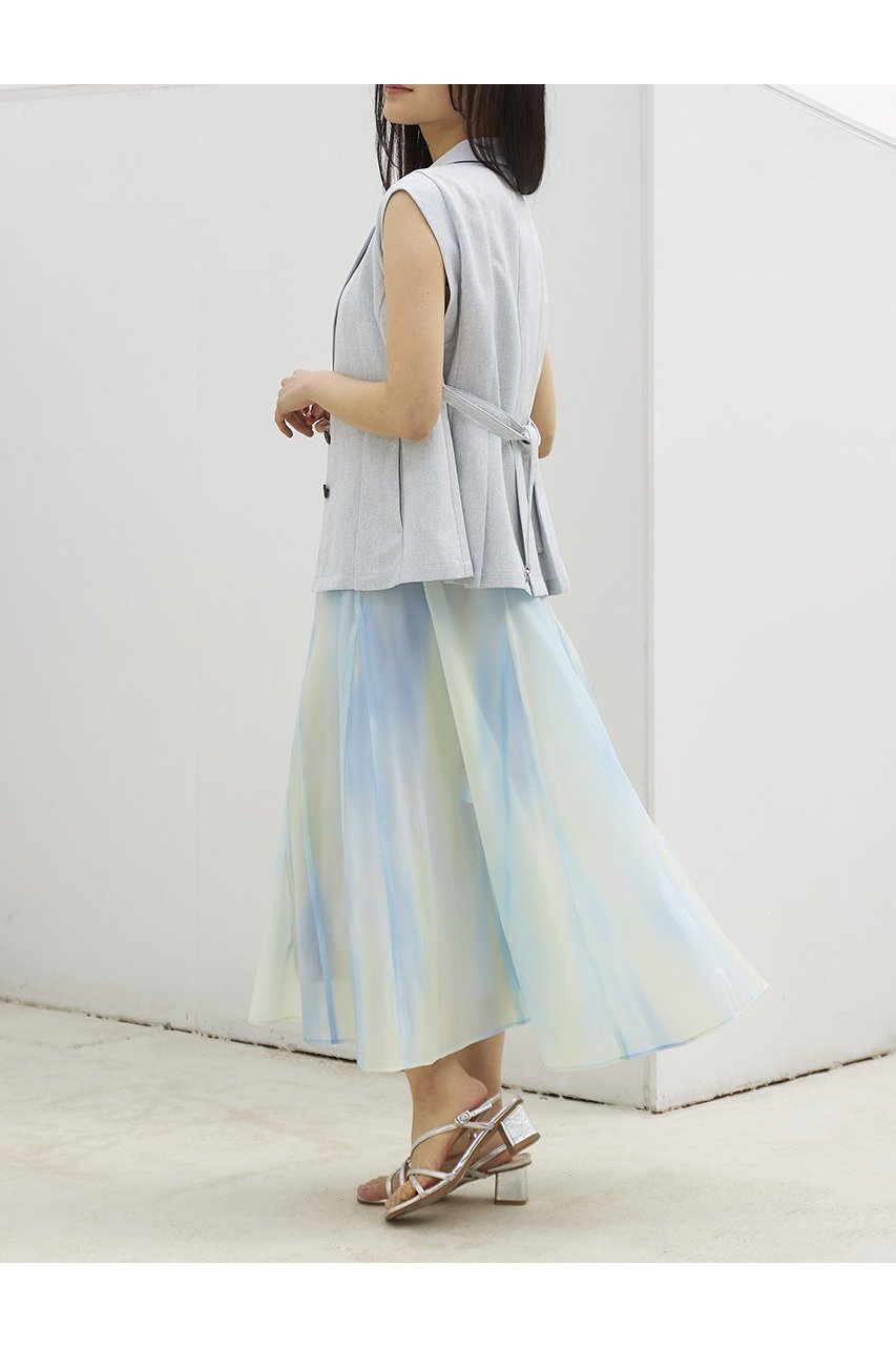 【エストラータ/STRATA】のグラデーションマーブルキャミワンピースセット 人気、トレンドファッション・服の通販 founy(ファニー) 　ファッション　Fashion　レディースファッション　WOMEN　ワンピース　Dress　キャミワンピース　No Sleeve Dresses　チュニック　Tunic　おすすめ　Recommend　インナー　Inner　キャミソール　Camisole　グラデーション　Gradation　シアー　Sheer　チュニック　Tunic　デニム　Denim　プリント　Print　ロング　Long　NEW・新作・新着・新入荷　New Arrivals　other-4|ID: prp329100004553128 ipo3291000000032181969