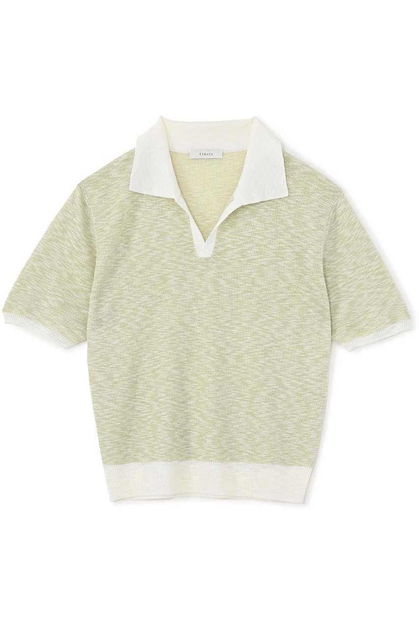【エストラータ/STRATA】のスラブスキッパーニット インテリア・キッズ・メンズ・レディースファッション・服の通販 founy(ファニー) 　ファッション　Fashion　レディースファッション　WOMEN　トップス・カットソー　Tops/Tshirt　ニット　Knit Tops　プルオーバー　Pullover　おすすめ　Recommend　なめらか　Smooth　バランス　Balance　フレア　Flare　ボトム　Bottom　ワイド　Wide　NEW・新作・新着・新入荷　New Arrivals　春　Spring　ライトグリーン|ID: prp329100004553129 ipo3291000000032181975