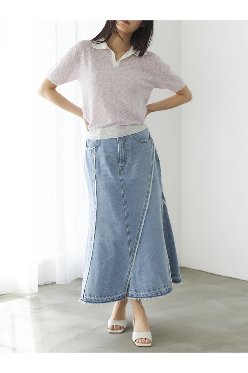 【エストラータ/STRATA】のスラブスキッパーニット 人気、トレンドファッション・服の通販 founy(ファニー) 　ファッション　Fashion　レディースファッション　WOMEN　トップス・カットソー　Tops/Tshirt　ニット　Knit Tops　プルオーバー　Pullover　おすすめ　Recommend　なめらか　Smooth　バランス　Balance　フレア　Flare　ボトム　Bottom　ワイド　Wide　NEW・新作・新着・新入荷　New Arrivals　春　Spring　other-3|ID: prp329100004553129 ipo3291000000032181978