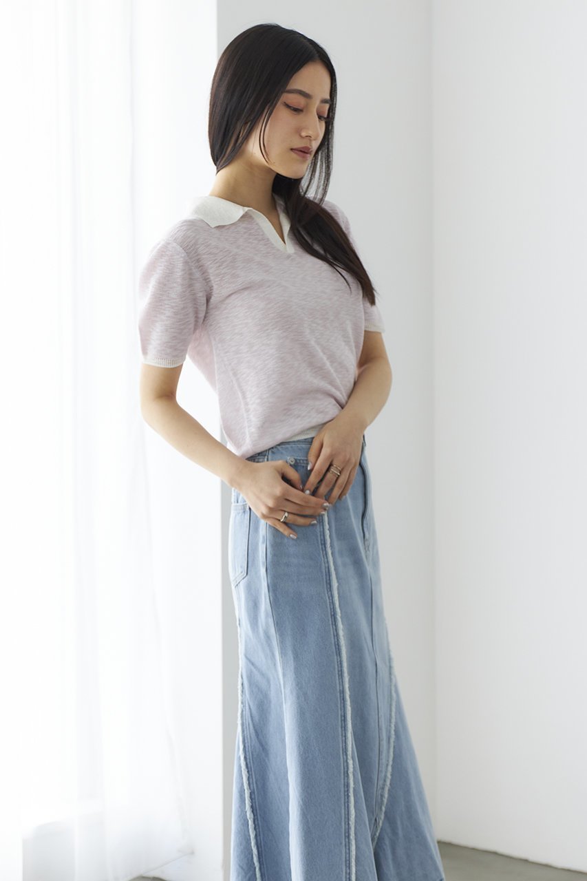 【エストラータ/STRATA】のスラブスキッパーニット 人気、トレンドファッション・服の通販 founy(ファニー) 　ファッション　Fashion　レディースファッション　Fashion for Women　トップス・カットソー　Cut & Sew Tops　ニット　Knit Tops & Sweaters　カジュアルプルオーバー・ニットトップス　Pullovers & Knit Tops / Casual Pullovers　おすすめ　Recommended / Our Picks　なめらか　Smooth, Silky Texture　バランス　Balance, Style Balance　フレア　Flare, Flared　ボトム　Bottoms, Lower Wear　ワイド　Wide, Wide Fit　春　Spring　other-5|ID: prp329100004553129 ipo3291000000032807382