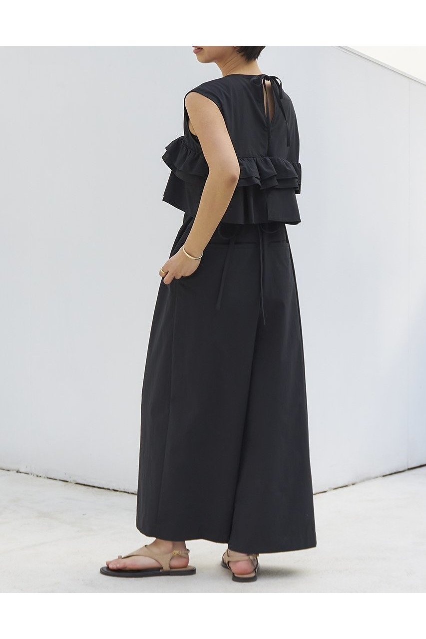 【エストラータ/STRATA】のラッフルデザインストレッチオールインワン 人気、トレンドファッション・服の通販 founy(ファニー) 　ファッション　Fashion　レディースファッション　WOMEN　パンツ　Pants　ストレッチ　Stretch　バランス　Balance　ポケット　Pocket　ラッフル　Raffle　リゾート　Resort　吸水　Water Absorption　夏　Summer　NEW・新作・新着・新入荷　New Arrivals　other-4|ID: prp329100004553130 ipo3291000000032181988