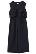 【エストラータ/STRATA】のラッフルデザインストレッチオールインワン 人気、トレンドファッション・服の通販 founy(ファニー) ファッション Fashion レディースファッション Fashion for Women パンツ Pants & Trousers ストレッチ Stretch, Stretchy Fabric バランス Balance, Style Balance ポケット Pocket, Pocket Detail ラッフル Ruffle, Frill リゾート Resort, Vacation Style 吸水 Absorbent, Quick-Dry 夏 Summer thumbnail ネイビー|ID: prp329100004553130 ipo3291000000032807386