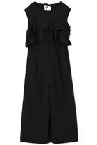 【エストラータ/STRATA】のラッフルデザインストレッチオールインワン 人気、トレンドファッション・服の通販 founy(ファニー) ファッション Fashion レディースファッション Fashion for Women パンツ Pants & Trousers ストレッチ Stretch, Stretchy Fabric バランス Balance, Style Balance ポケット Pocket, Pocket Detail ラッフル Ruffle, Frill リゾート Resort, Vacation Style 吸水 Absorbent, Quick-Dry 夏 Summer thumbnail ブラック|ID: prp329100004553130 ipo3291000000032807387