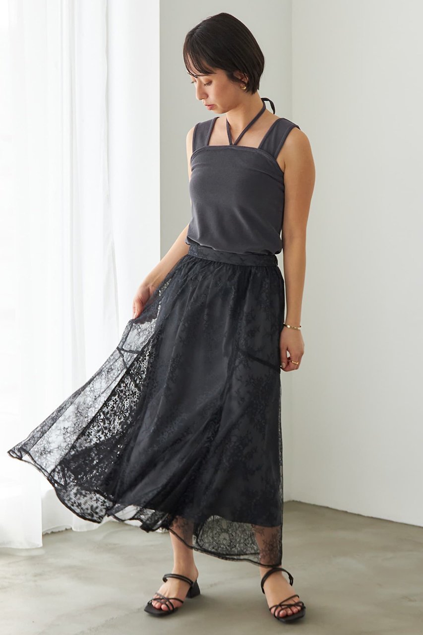 【エストラータ/STRATA】の2WAYパイルスクエアタンク 人気、トレンドファッション・服の通販 founy(ファニー) 　ファッション　Fashion　レディースファッション　Fashion for Women　トップス・カットソー　Cut & Sew Tops　キャミソール&ノースリーブ　Camisoles & Sleeveless Tops　シャツ・ブラウス・オフィスカジュアル　Elegant Blouses & Button-Ups　ロングTシャツ・Tシャツ　Longline T-Shirts & Tees　カットソー・ベーシックTシャツ　Cut-and-Sewn Tops / Stretch Tees & Basics　インナー　Innerwear　キャミソール　Camisole, Spaghetti Strap Top　コンパクト　Compact, Small Size　ジャケット　Jacket, Outerwear　スクエア　Square, Square Shape　タンク　Tank Top, Sleeveless Top　フロント　Front, Front Design　ベーシック　Basic, Essential　リボン　Ribbon, Bow　other-4|ID: prp329100004553131 ipo3291000000032807398