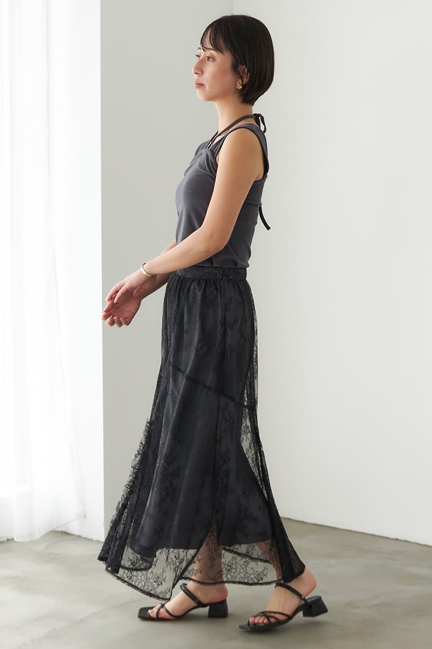 【エストラータ/STRATA】の2WAYパイルスクエアタンク 人気、トレンドファッション・服の通販 founy(ファニー) 　ファッション　Fashion　レディースファッション　Fashion for Women　トップス・カットソー　Cut & Sew Tops　キャミソール&ノースリーブ　Camisoles & Sleeveless Tops　シャツ・ブラウス・オフィスカジュアル　Elegant Blouses & Button-Ups　ロングTシャツ・Tシャツ　Longline T-Shirts & Tees　カットソー・ベーシックTシャツ　Cut-and-Sewn Tops / Stretch Tees & Basics　インナー　Innerwear　キャミソール　Camisole, Spaghetti Strap Top　コンパクト　Compact, Small Size　ジャケット　Jacket, Outerwear　スクエア　Square, Square Shape　タンク　Tank Top, Sleeveless Top　フロント　Front, Front Design　ベーシック　Basic, Essential　リボン　Ribbon, Bow　other-5|ID: prp329100004553131 ipo3291000000032807399