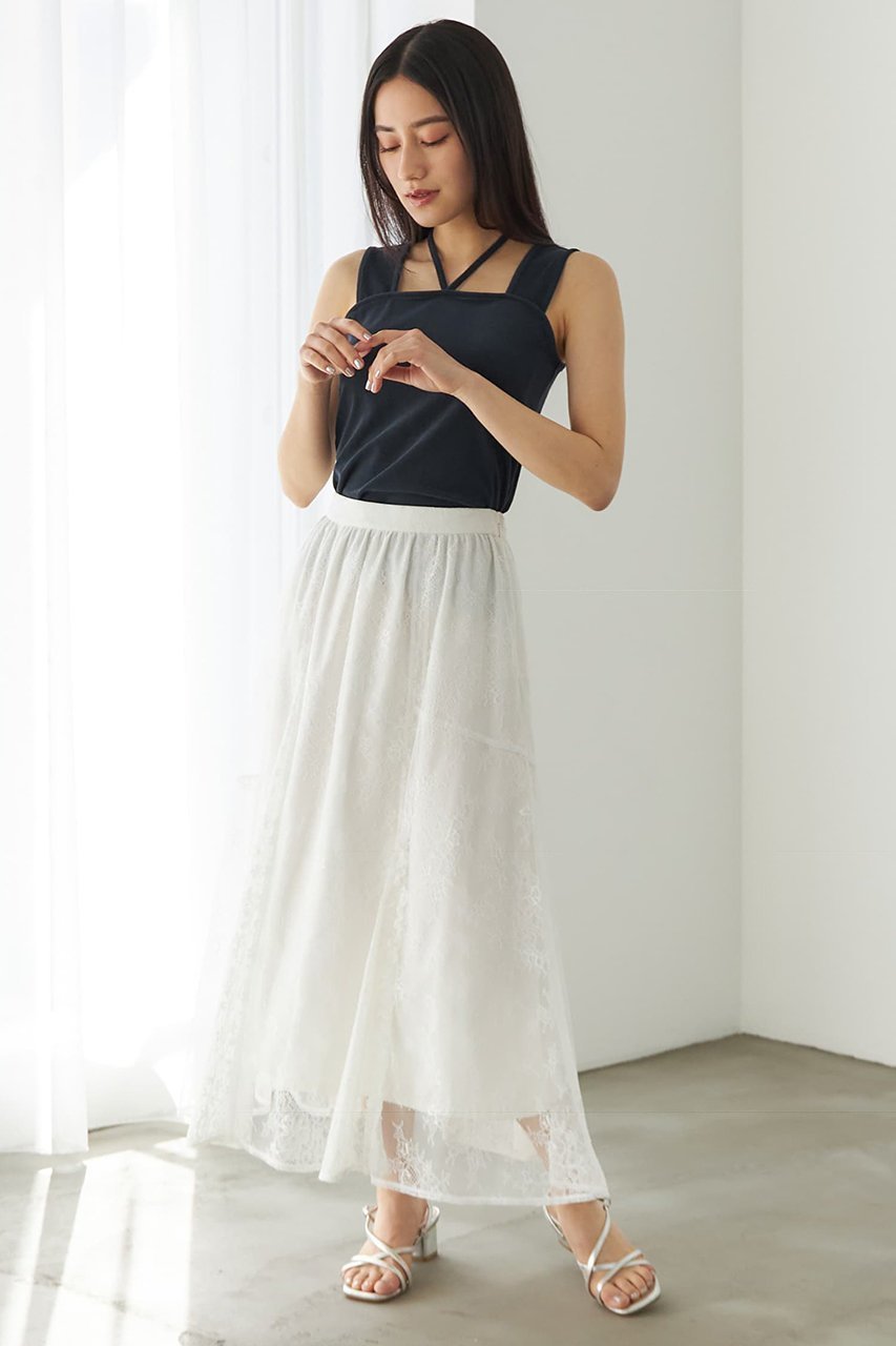 【エストラータ/STRATA】の2WAYパイルスクエアタンク 人気、トレンドファッション・服の通販 founy(ファニー) 　ファッション　Fashion　レディースファッション　Fashion for Women　トップス・カットソー　Cut & Sew Tops　キャミソール&ノースリーブ　Camisoles & Sleeveless Tops　シャツ・ブラウス・オフィスカジュアル　Elegant Blouses & Button-Ups　ロングTシャツ・Tシャツ　Longline T-Shirts & Tees　カットソー・ベーシックTシャツ　Cut-and-Sewn Tops / Stretch Tees & Basics　インナー　Innerwear　キャミソール　Camisole, Spaghetti Strap Top　コンパクト　Compact, Small Size　ジャケット　Jacket, Outerwear　スクエア　Square, Square Shape　タンク　Tank Top, Sleeveless Top　フロント　Front, Front Design　ベーシック　Basic, Essential　リボン　Ribbon, Bow　other-8|ID: prp329100004553131 ipo3291000000032807402