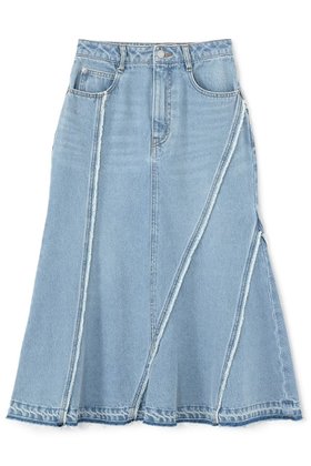 【エストラータ/STRATA】のフリンジマーメイドデニムスカート 人気、トレンドファッション・服の通販 founy(ファニー) ファッション Fashion レディースファッション Ladies' Fashion Online スカート Skirt デニムスカート Denim Skirts ロングスカート Long Skirt アシンメトリー Asymmetry インディゴ Indigo シンプル Simple デニム Denim トレンド Trend フリンジ Fringe マーメイド Mermaid ランダム Random リメイク Remake ロング Long 夏 Summer |ID:prp329100004553132