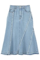 【エストラータ/STRATA】のフリンジマーメイドデニムスカート 人気、トレンドファッション・服の通販 founy(ファニー) ファッション Fashion レディースファッション WOMEN スカート Skirt デニムスカート Denim Skirts ロングスカート Long Skirt アシンメトリー Asymmetry インディゴ Indigo シンプル Simple デニム Denim トレンド Trend フリンジ Fringe マーメイド Mermaid ランダム Random リメイク Remake ロング Long 夏 Summer NEW・新作・新着・新入荷 New Arrivals thumbnail ライトインディゴ|ID: prp329100004553132 ipo3291000000032182002
