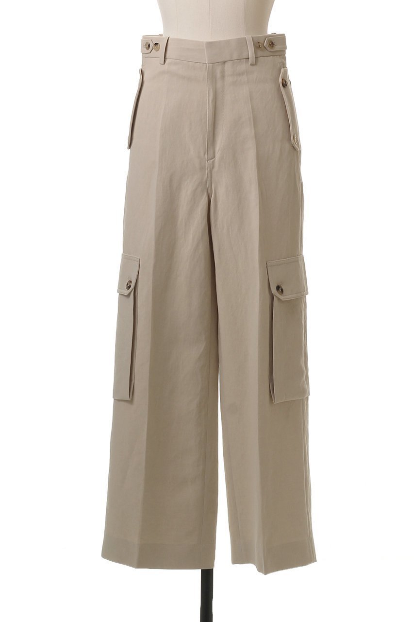 【ブラミンク/BLAMINK】のコットンリネンカーゴパンツ 人気、トレンドファッション・服の通販 founy(ファニー) 　ファッション　Fashion　レディースファッション　WOMEN　パンツ　Pants　カーゴパンツ　Cargo Pants　ストレート　Straight　NEW・新作・新着・新入荷　New Arrivals　other-2|ID: prp329100004553147 ipo3291000000032182112