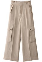 【ブラミンク/BLAMINK】のコットンリネンカーゴパンツ 人気、トレンドファッション・服の通販 founy(ファニー) ファッション Fashion レディースファッション Fashion for Women パンツ Pants & Trousers カーゴパンツ Cargo Pants, Utility Pants ストレート Straight, Straight Cut thumbnail ベージュ|ID: prp329100004553147 ipo3291000000032807135