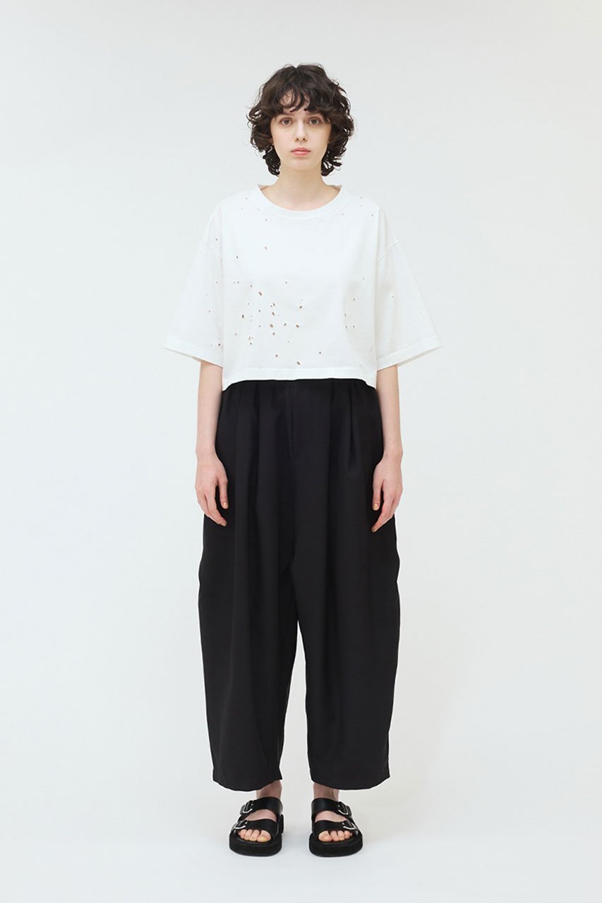 【ミズイロ インド/mizuiro ind】のpunching wide T Tシャツ 人気、トレンドファッション・服の通販 founy(ファニー) 　ファッション　Fashion　レディースファッション　Fashion for Women　トップス・カットソー　Cut & Sew Tops　シャツ・ブラウス・オフィスカジュアル　Elegant Blouses & Button-Ups　ロングTシャツ・Tシャツ　Longline T-Shirts & Tees　カットソー・ベーシックTシャツ　Cut-and-Sewn Tops / Stretch Tees & Basics　ショート　Short, Short Length　シンプル　Simple, Minimal　スリーブ　Sleeve, Long Sleeve / Short Sleeve　バランス　Balance, Style Balance　ワイド　Wide, Wide Fit　夏　Summer　other-7|ID: prp329100004553155 ipo3291000000032807167