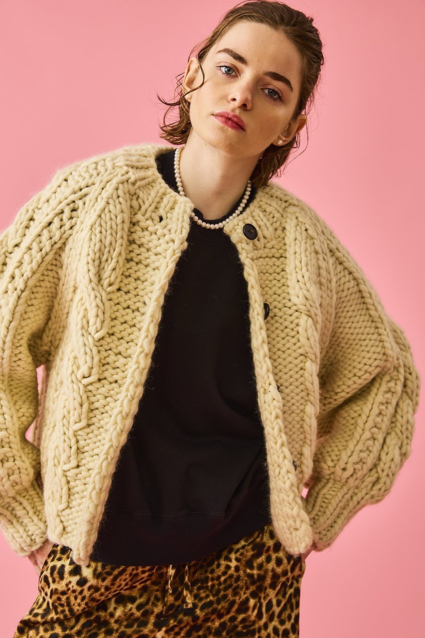 【オブラダ/Oblada】のALAN カーディガン 人気、トレンドファッション・服の通販 founy(ファニー) 　ファッション　Fashion　レディースファッション　WOMEN　トップス・カットソー　Tops/Tshirt　ニット　Knit Tops　カーディガン　Cardigans　カーディガン　Cardigan　ショート　Short　スリーブ　Sleeve　バランス　Balance　今季　This Season　羽織　Haori　other-8|ID: prp329100004553163 ipo3291000000032182243