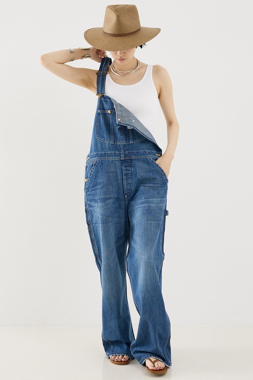 【ザ ストア バイ シー/THE STORE by C】の【Lee別注】オーバーオール 人気、トレンドファッション・服の通販 founy(ファニー) 　ファッション　Fashion　レディースファッション　Fashion for Women　パンツ　Pants & Trousers　インディゴ　Indigo Denim　デニム　Denim, Jeans Material　別注　Limited Edition, Custom Order　定番　Standard, Basic Item　other-2|ID: prp329100004553168 ipo3291000000032806306