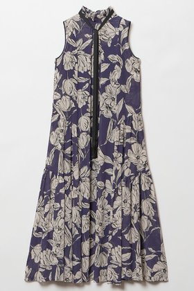 【アルアバイル/allureville】 楊柳シアーフラワープリントワンピース人気、トレンドファッション・服の通販 founy(ファニー) ファッション Fashion レディースファッション WOMEN ワンピース Dress チュニック Tunic イタリア Italy シアー Sheer シャーリング Shirring シンプル Simple スタンド Stand チュニック Tunic フリル Frills プリント Print ロング Long 再入荷 Restock/Back In Stock/Re Arrival |ID:prp329100004553640