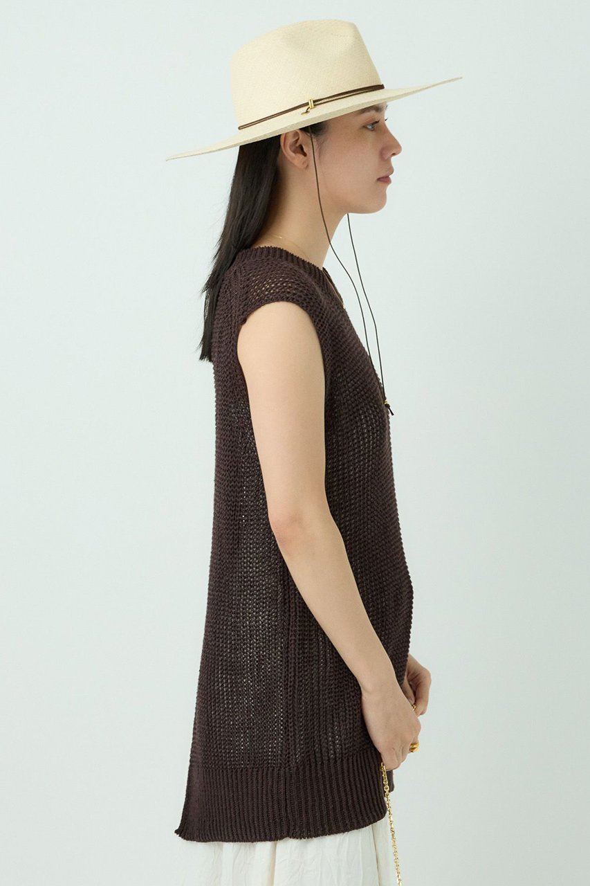 【カオス/Chaos】のリナリアニットベスト 人気、トレンドファッション・服の通販 founy(ファニー) 　ファッション　Fashion　レディースファッション　WOMEN　トップス・カットソー　Tops/Tshirt　ニット　Knit Tops　ベスト/ジレ　Gilets/Vests　プルオーバー　Pullover　スリット　Slit　ベスト　Vest　リネン　Linen　吸水　Water Absorption　NEW・新作・新着・新入荷　New Arrivals　other-8|ID: prp329100004553650 ipo3291000000032184551