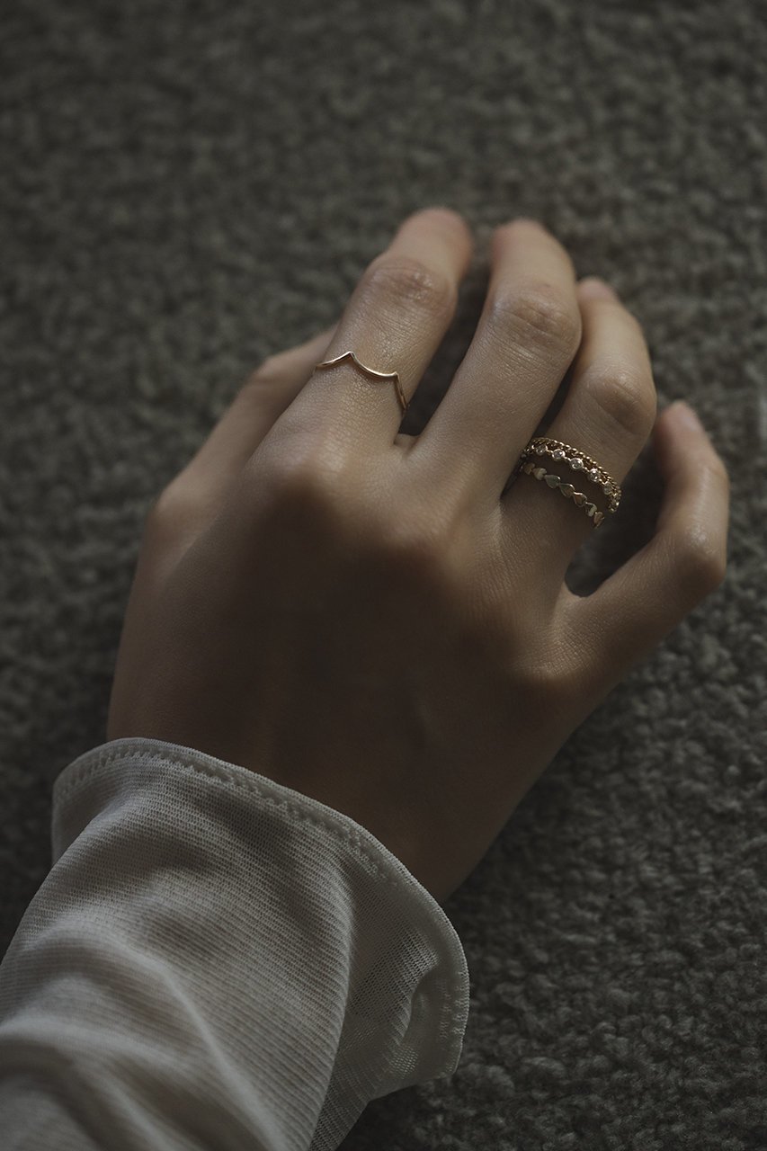 【オールニーク/ALLNIQUE】のLayered Heart line リング 人気、トレンドファッション・服の通販 founy(ファニー) 　ファッション　Fashion　レディースファッション　Fashion for Women　ジュエリー　Jewelry　フォルム　Silhouette, Form　other-7|ID: prp329100004555497 ipo3291000000036103193