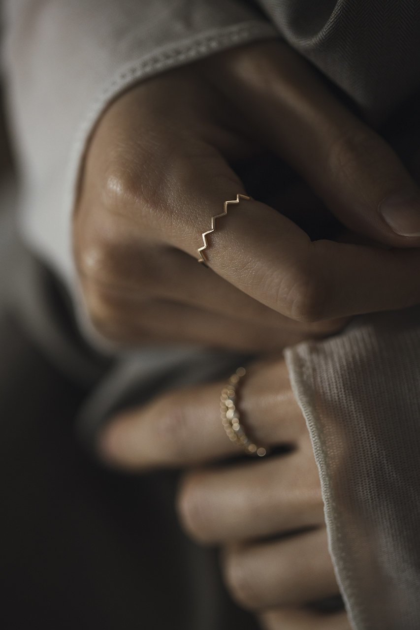 【オールニーク/ALLNIQUE】のLayered Zigzag リング 人気、トレンドファッション・服の通販 founy(ファニー) 　ファッション　Fashion　レディースファッション　Fashion for Women　ジュエリー　Jewelry　パターン　Pattern, Design Print　other-2|ID: prp329100004555500 ipo3291000000036103203