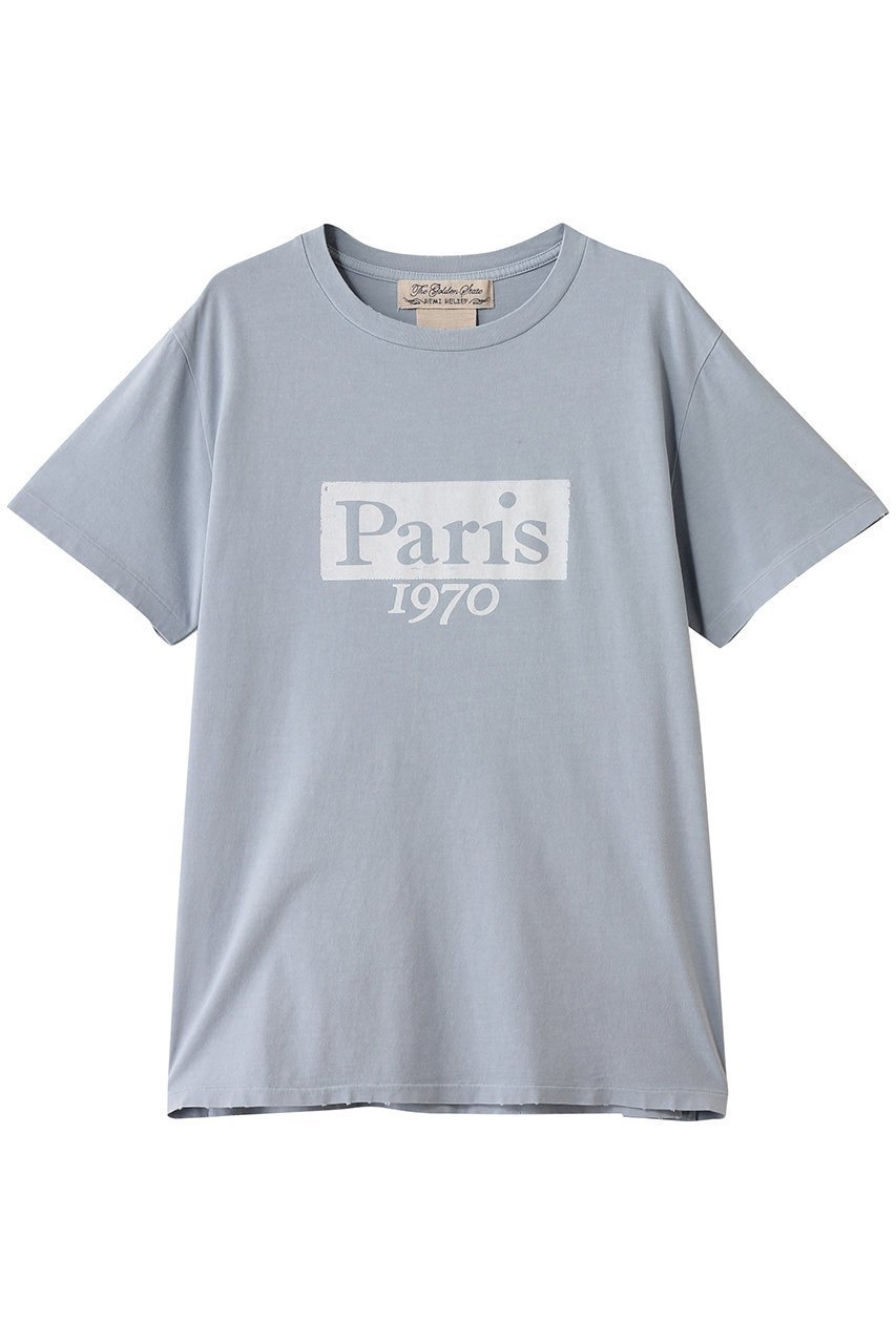 【エリオポール/heliopole】の【REMI RELIEF】LOGO Tシャツ インテリア・キッズ・メンズ・レディースファッション・服の通販 founy(ファニー) 　ファッション　Fashion　レディースファッション　Fashion for Women　トップス・カットソー　Cut & Sew Tops　シャツ・ブラウス・オフィスカジュアル　Elegant Blouses & Button-Ups　ロングTシャツ・Tシャツ　Longline T-Shirts & Tees　カットソー・ベーシックTシャツ　Cut-and-Sewn Tops / Stretch Tees & Basics　ショート　Short, Short Length　スリーブ　Sleeve, Long Sleeve / Short Sleeve　ダメージ　Distressed, Destroyed　フロント　Front, Front Design　スカイブルー|ID: prp329100004555522 ipo3291000000032806796