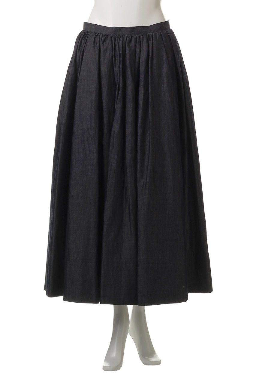 【デザイン ワークス/DESIGN WORKS】のラミーデニムスカート 人気、トレンドファッション・服の通販 founy(ファニー) 　ファッション　Fashion　レディースファッション　WOMEN　スカート　Skirt　デニムスカート　Denim Skirts　ロングスカート　Long Skirt　ギャザー　Gather　ジャケット　Jacket　ロング　Long　今季　This Season　夏　Summer　NEW・新作・新着・新入荷　New Arrivals　other-2|ID: prp329100004555523 ipo3291000000032196627
