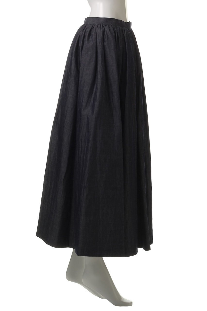 【デザイン ワークス/DESIGN WORKS】のラミーデニムスカート 人気、トレンドファッション・服の通販 founy(ファニー) 　ファッション　Fashion　レディースファッション　WOMEN　スカート　Skirt　デニムスカート　Denim Skirts　ロングスカート　Long Skirt　ギャザー　Gather　ジャケット　Jacket　ロング　Long　今季　This Season　夏　Summer　NEW・新作・新着・新入荷　New Arrivals　other-3|ID: prp329100004555523 ipo3291000000032196628