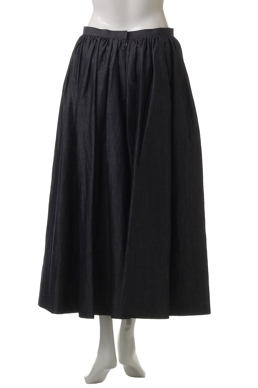 【デザイン ワークス/DESIGN WORKS】のラミーデニムスカート 人気、トレンドファッション・服の通販 founy(ファニー) 　ファッション　Fashion　レディースファッション　WOMEN　スカート　Skirt　デニムスカート　Denim Skirts　ロングスカート　Long Skirt　ギャザー　Gather　ジャケット　Jacket　ロング　Long　今季　This Season　夏　Summer　NEW・新作・新着・新入荷　New Arrivals　other-4|ID: prp329100004555523 ipo3291000000032196629