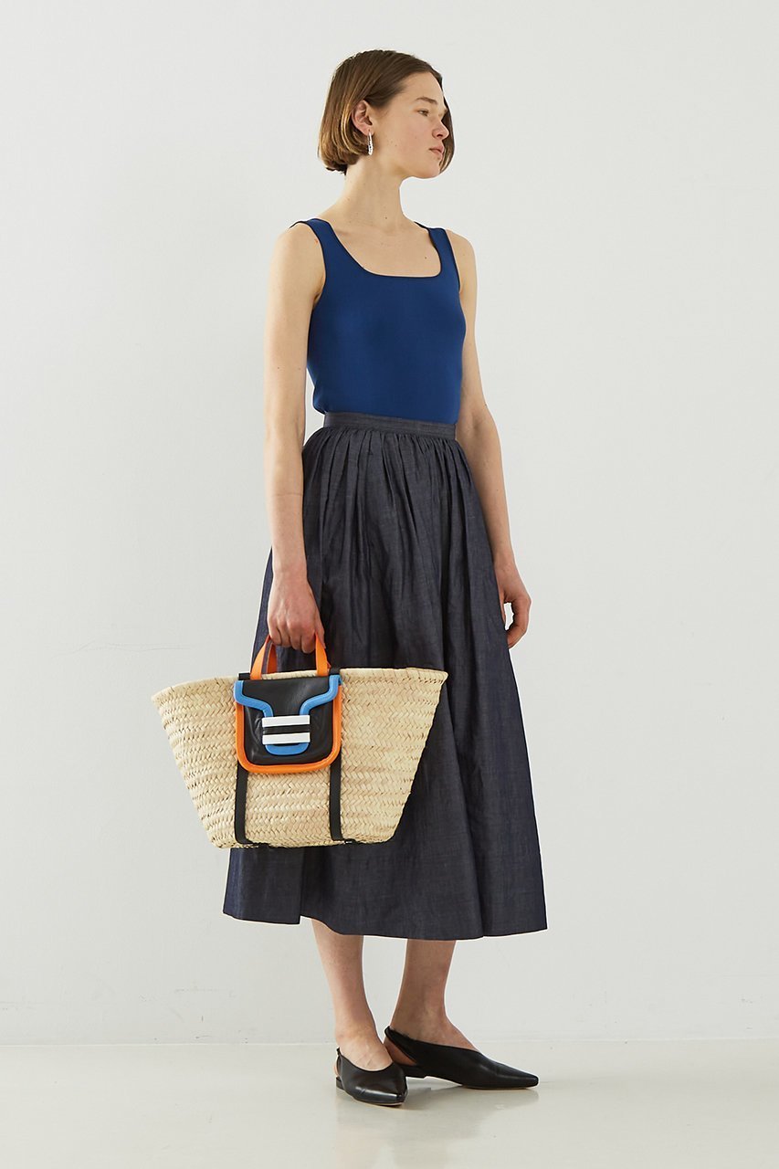【デザイン ワークス/DESIGN WORKS】のラミーデニムスカート 人気、トレンドファッション・服の通販 founy(ファニー) 　ファッション　Fashion　レディースファッション　WOMEN　スカート　Skirt　デニムスカート　Denim Skirts　ロングスカート　Long Skirt　ギャザー　Gather　ジャケット　Jacket　ロング　Long　今季　This Season　夏　Summer　NEW・新作・新着・新入荷　New Arrivals　other-7|ID: prp329100004555523 ipo3291000000032273053