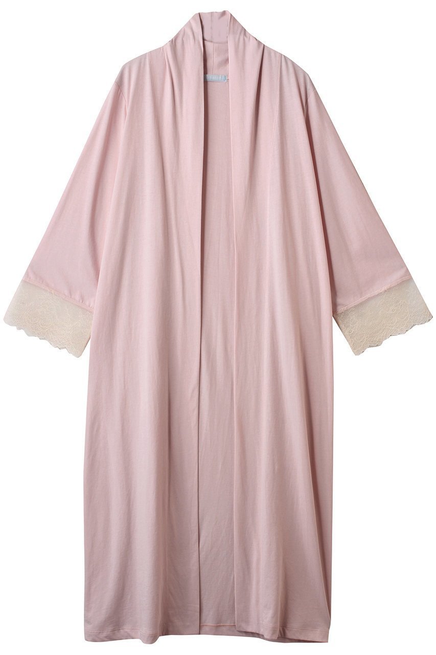 【キッドブルー/KID BLUE】の25CR天竺レースガウン 人気、トレンドファッション・服の通販 founy(ファニー) 　ファッション　Fashion　レディースファッション　WOMEN　エレガント 上品　Elegant　ガウン　Gown　ドレープ　Drape　パジャマ　Pajamas　フェミニン　Feminine　リゾート　Resort　リラックス　Relax　レース　Race　NEW・新作・新着・新入荷　New Arrivals　旅行　Travel　 other-1|ID: prp329100004555529 ipo3291000000032196667