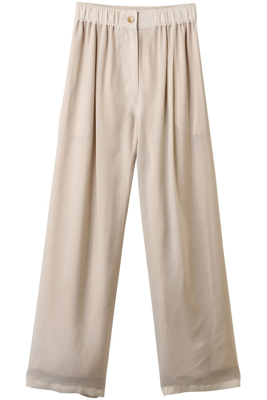 【クラネ/CLANE】のSHEER AIRY PANTS/パンツ インテリア・キッズ・メンズ・レディースファッション・服の通販 founy(ファニー) 　ファッション　Fashion　レディースファッション　WOMEN　パンツ　Pants　おすすめ　Recommend　シアー　Sheer　ストレート　Straight　トレンド　Trend　ワイド　Wide　今季　This Season　NEW・新作・新着・新入荷　New Arrivals　IVORY|ID: prp329100004555530 ipo3291000000032196675