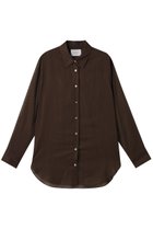 【ミディウミソリッド/MIDIUMISOLID / MEN】の【MEN】sheer voile basic shirt シャツ brown|ID: prp329100004555531 ipo3291000000036015416