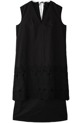 【ブラミンク/BLAMINK】のコットンスカラップ刺しゅうダブルワンピース 人気、トレンドファッション・服の通販 founy(ファニー) ファッション Fashion レディースファッション WOMEN ワンピース Dress チュニック Tunic アンダー Under スカラップ Scalloped ダブル Double チュニック Tunic ドレス Dress リボン Ribbon NEW・新作・新着・新入荷 New Arrivals |ID:prp329100004555533