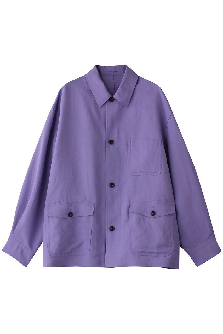 【ブラミンク/BLAMINK】のレギュラーカラーカバーオール インテリア・キッズ・メンズ・レディースファッション・服の通販 founy(ファニー) 　ファッション　Fashion　レディースファッション　WOMEN　アウター　Coat Outerwear　ジャケット　Jackets　ジャケット　Jacket　ペーパー　Paper　エレガント 上品　Elegant　NEW・新作・新着・新入荷　New Arrivals　羽織　Haori　ライラック|ID: prp329100004555535 ipo3291000000032196715