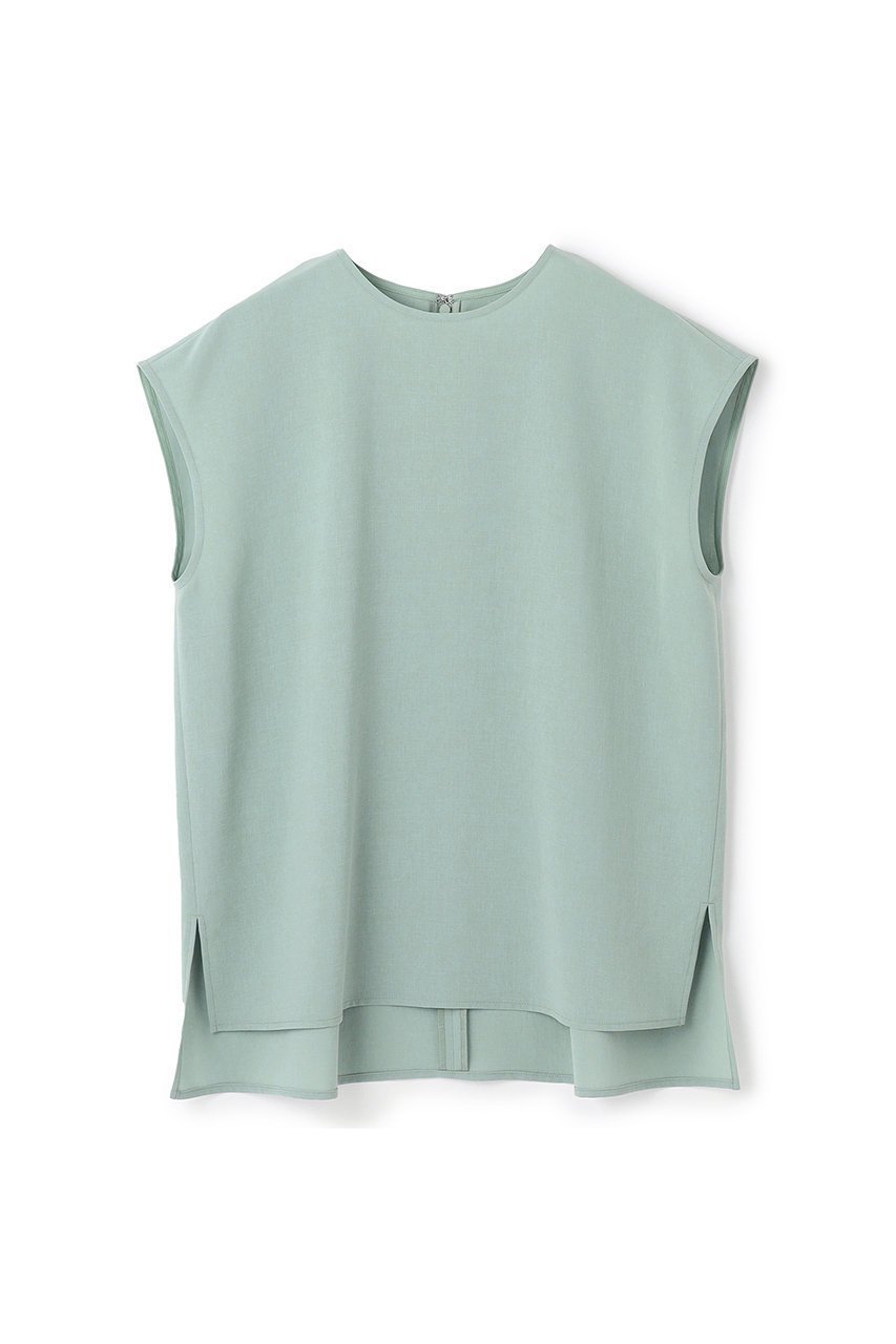 【アンクレイヴ/uncrave】の【5/28 12:00販売開始】ドライタッチトロ ノースリーブブラウス インテリア・キッズ・メンズ・レディースファッション・服の通販 founy(ファニー) 　ファッション　Fashion　レディースファッション　WOMEN　トップス・カットソー　Tops/Tshirt　キャミソール / ノースリーブ　No Sleeves　シャツ/ブラウス　Shirts/Blouses　スリット　Slit　ノースリーブ　No Sleeve　NEW・新作・新着・新入荷　New Arrivals　洗える　Washable　アッシュブルー|ID: prp329100004555547 ipo3291000000032196796