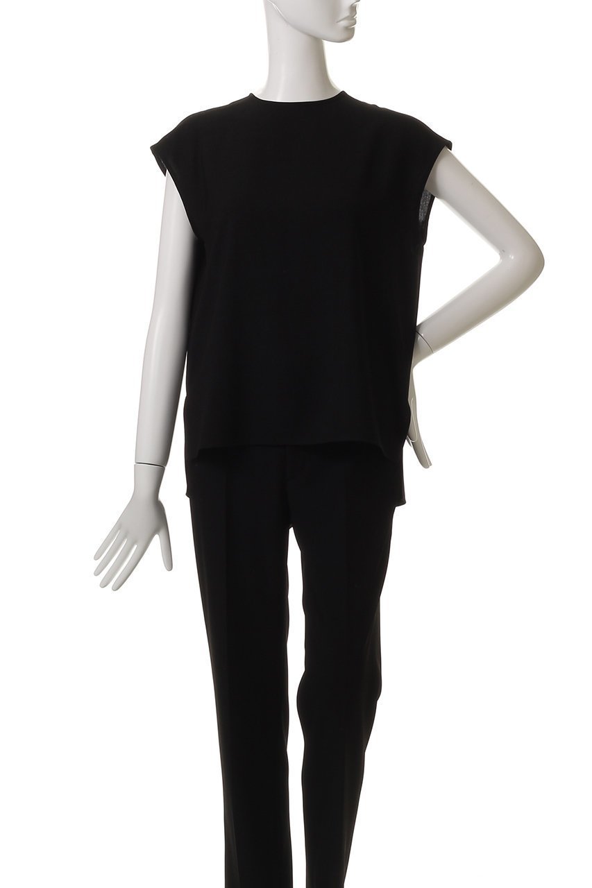 【アンクレイヴ/uncrave】のドライタッチトロ ノースリーブブラウス 人気、トレンドファッション・服の通販 founy(ファニー) 　ファッション　Fashion　レディースファッション　Fashion for Women　トップス・カットソー　Cut & Sew Tops　キャミソール&ノースリーブ　Camisoles & Sleeveless Tops　シャツ・ブラウス・オフィスカジュアル　Elegant Blouses & Button-Ups　スリット　Slit, Slit Detail　ノースリーブ　Sleeveless, No-Sleeve　洗える　Machine Washable　other-2|ID: prp329100004555547 ipo3291000000032807435