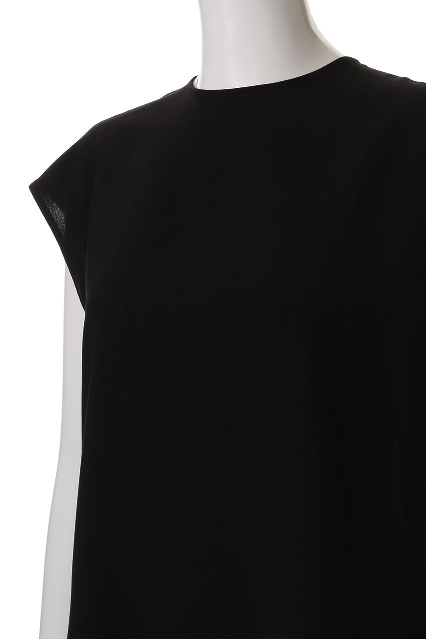 【アンクレイヴ/uncrave】のドライタッチトロ ノースリーブブラウス 人気、トレンドファッション・服の通販 founy(ファニー) 　ファッション　Fashion　レディースファッション　Fashion for Women　トップス・カットソー　Cut & Sew Tops　キャミソール&ノースリーブ　Camisoles & Sleeveless Tops　シャツ・ブラウス・オフィスカジュアル　Elegant Blouses & Button-Ups　スリット　Slit, Slit Detail　ノースリーブ　Sleeveless, No-Sleeve　洗える　Machine Washable　other-5|ID: prp329100004555547 ipo3291000000032807438