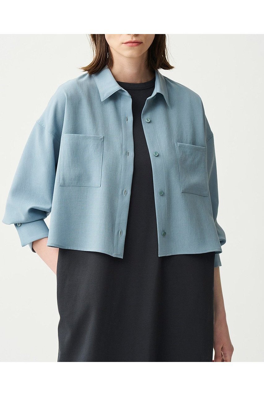 【アンクレイヴ/uncrave】の【5/28 12:00販売開始】ドライタッチトロ ショートシャツ 人気、トレンドファッション・服の通販 founy(ファニー) 　ファッション　Fashion　レディースファッション　WOMEN　トップス・カットソー　Tops/Tshirt　シャツ/ブラウス　Shirts/Blouses　ショート　Short　スリーブ　Sleeve　センター　Center　トレンド　Trend　ドロップ　Drop　パッチ　Patch　ポケット　Pocket　定番　Standard　NEW・新作・新着・新入荷　New Arrivals　洗える　Washable　other-4|ID: prp329100004555548 ipo3291000000032196813