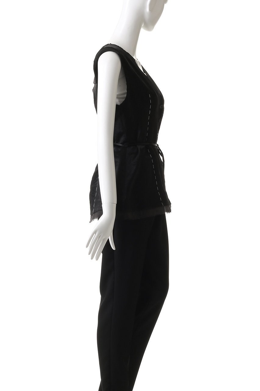 【プランク プロジェクト/PRANK PROJECT】のサテン2WAYトップ 人気、トレンドファッション・服の通販 founy(ファニー) 　ファッション　Fashion　レディースファッション　Fashion for Women　トップス・カットソー　Cut & Sew Tops　キャミソール&ノースリーブ　Camisoles & Sleeveless Tops　シャツ・ブラウス・オフィスカジュアル　Elegant Blouses & Button-Ups　サテン　Satin, Glossy Fabric　シェイプ　Shape, Slim Fit　ノースリーブ　Sleeveless, No-Sleeve　リボン　Ribbon, Bow　other-3|ID: prp329100004555555 ipo3291000000032196875