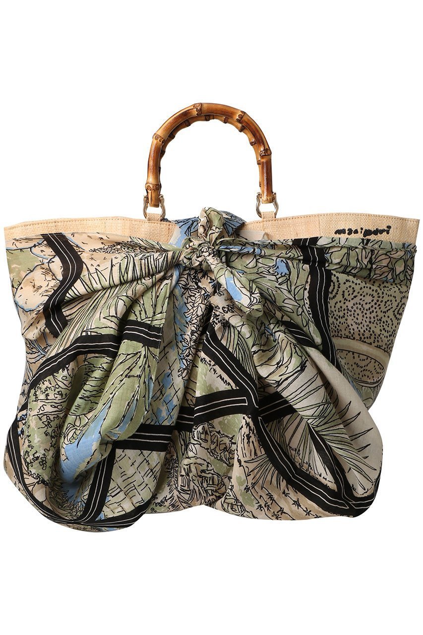 【スタニングルアー/STUNNING LURE】の【manipuri】スカーフハンドルバッグ 人気、トレンドファッション・服の通販 founy(ファニー) 　ファッション　Fashion　レディースファッション　WOMEN　バッグ　Bag　サマー　Summer　スカーフ　Scarf　ハンドバッグ　Handbag　プリント　Print　モダン　Modern　ラフィア　Raffia　リゾート　Resort　NEW・新作・新着・新入荷　New Arrivals　other-3|ID: prp329100004555561 ipo3291000000032196937