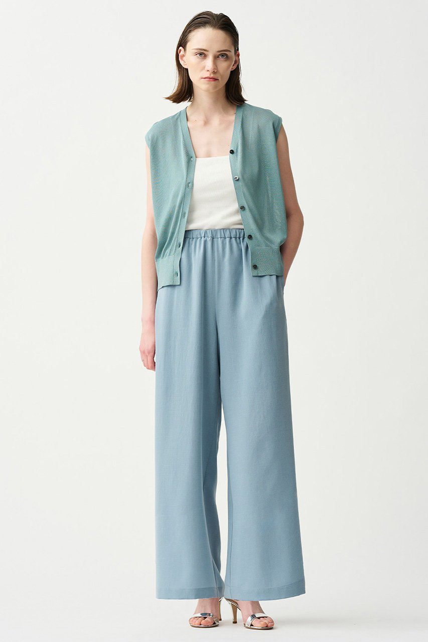 【アンクレイヴ/uncrave】のドライタッチトロ イージーパンツ 人気、トレンドファッション・服の通販 founy(ファニー) 　ファッション　Fashion　レディースファッション　Fashion for Women　パンツ　Pants & Trousers　おすすめ　Recommended / Our Picks　ギャザー　Gathered, Ruffled　シアー　Sheer, See-Through　セットアップ　Set-Up, Coordinated Outfit　センター　Center, Center Line　ワイド　Wide, Wide Fit　夏　Summer　other-7|ID: prp329100004555562 ipo3291000000032807420