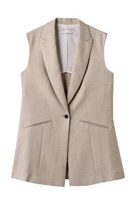 【ベイジ,/BEIGE,】 CAROLE(キャロル)/リネンライクノースリーブジレジャケット人気、トレンドファッション・服の通販 founy(ファニー) ファッション Fashion レディースファッション WOMEN アウター Coat Outerwear ジャケット Jackets ジャケット Jacket スタイリッシュ Stylish ベスト Vest エレガント 上品 Elegant 夏 Summer NEW・新作・新着・新入荷 New Arrivals ビジネス 仕事 通勤 Business |ID:prp329100004556761