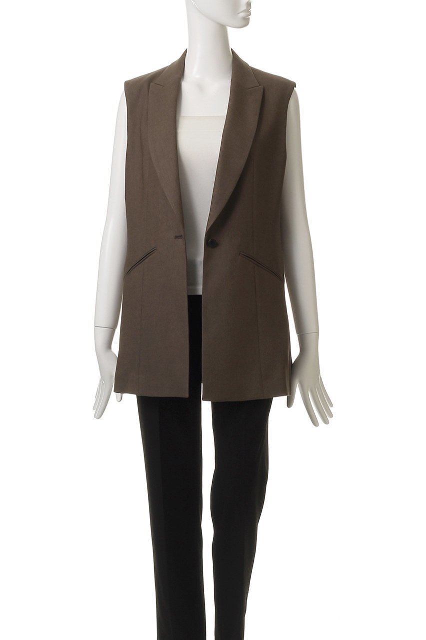 【ベイジ,/BEIGE,】のCAROLE(キャロル)/リネンライクノースリーブジレジャケット 人気、トレンドファッション・服の通販 founy(ファニー) 　ファッション　Fashion　レディースファッション　WOMEN　アウター　Coat Outerwear　ジャケット　Jackets　ジャケット　Jacket　スタイリッシュ　Stylish　ベスト　Vest　エレガント 上品　Elegant　夏　Summer　NEW・新作・新着・新入荷　New Arrivals　ビジネス 仕事 通勤　Business　other-7|ID: prp329100004556761 ipo3291000000032208057