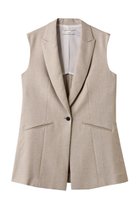 【ベイジ,/BEIGE,】のCAROLE(キャロル)/リネンライクノースリーブジレジャケット Sand|ID: prp329100004556761 ipo3291000000036640688