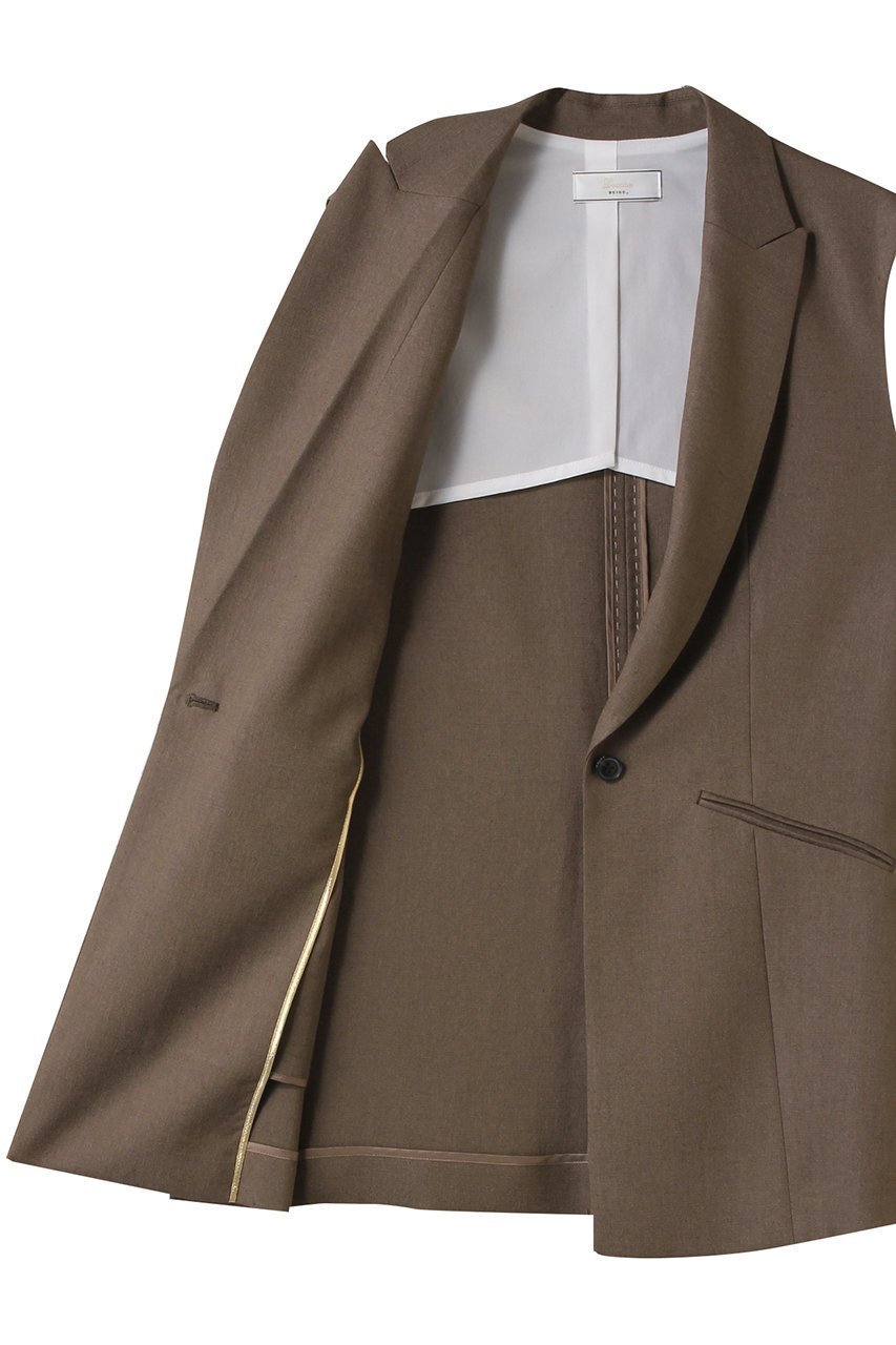 【ベイジ,/BEIGE,】のCAROLE(キャロル)/リネンライクノースリーブジレジャケット 人気、トレンドファッション・服の通販 founy(ファニー) 　ファッション　Fashion　レディースファッション　Fashion for Women　アウター　Coat / Outerwear Collection　レディースジャケット・軽アウター　Jackets　ジャケット　Jacket, Outerwear　スタイリッシュ　Stylish, Fashionable　ベスト　Vest, Waistcoat　エレガント 上品　Elegant　夏　Summer　ビジネス 仕事 通勤　Business / Work / Commuting　other-6|ID: prp329100004556761 ipo3291000000036640694